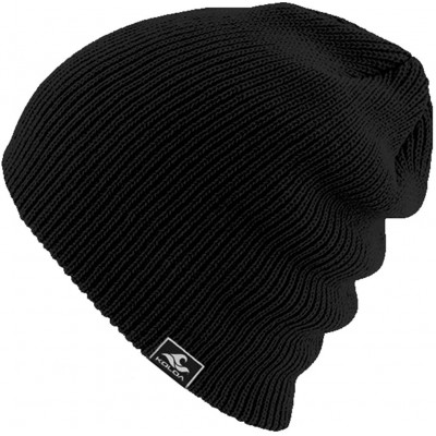 Skullies & Beanies Original Soft & Cozy Beanies - Black - CT12J9DE8V7 $11.63