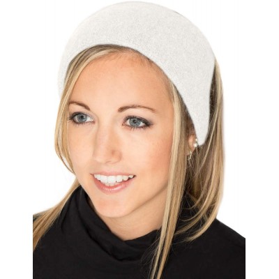 Cold Weather Headbands LUXURY ALPACA Ear Warmer Headband Ski/Snowboard/Sport - Ivory - CJ128QAM6Q7 $21.93