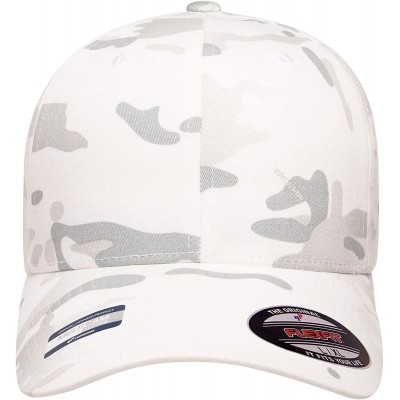 Baseball Caps Flexfit Baseball Fitted Cap- Multicam Alpine- L/X-Large - Alpine - CQ18X2WOYIX $12.82