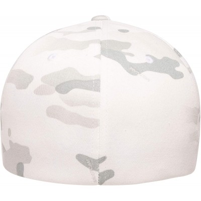 Baseball Caps Flexfit Baseball Fitted Cap- Multicam Alpine- L/X-Large - Alpine - CQ18X2WOYIX $12.82