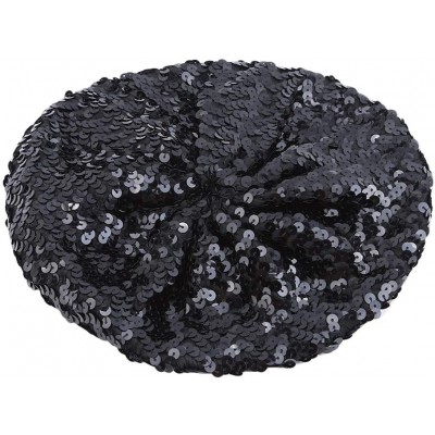 Berets Performance Dancing Vintage Headwear - Black - C018OZ447LH $8.07