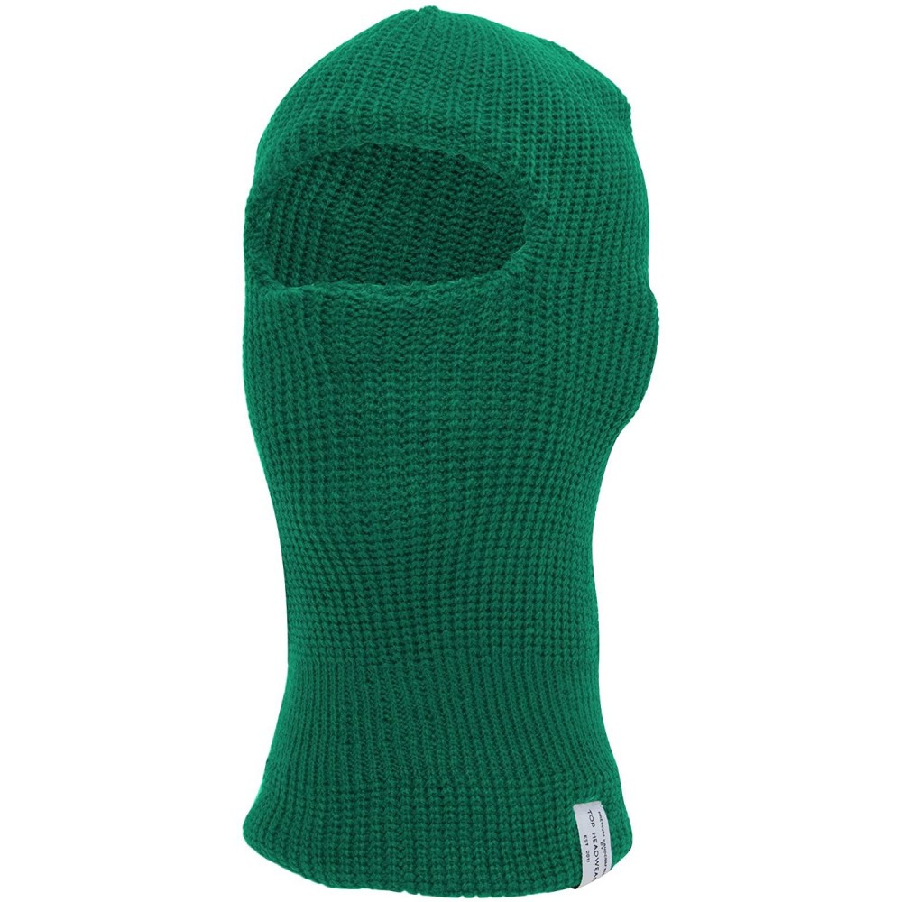 Balaclavas 1 Hole Winter Ski Mask - Kelly Green - CO184S4A29I $10.82