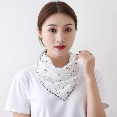 Balaclavas Women Multifunctional Bandana Chiffon Headband Scarf Balaclava Sun UV Protection - A1 - CH198S0GULQ $11.36