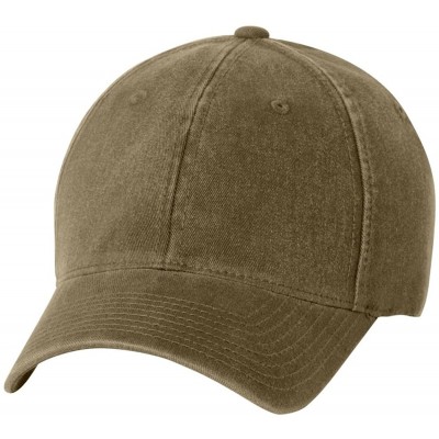 Baseball Caps Garment-Washed Cap - Loden - CY11J95BZ03 $12.88