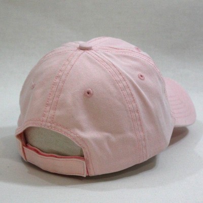 Baseball Caps Classic Washed Cotton Twill Low Profile Adjustable Baseball Cap - C Soft Pink - CO12L0OUEX9 $13.54