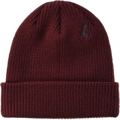 Skullies & Beanies Men's Sweep Skull Fit Snow Beanie - Burnt Red - CZ18O3K5ITS $33.17