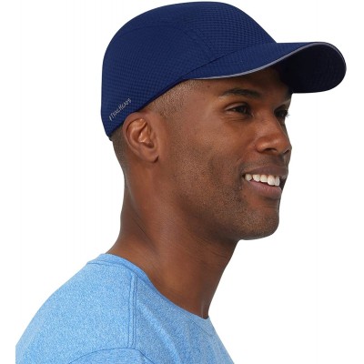Baseball Caps Race Day Performance Running Hat - The Lightweight- Quick Dry- Sport Cap for Men - navy - CD11902Q43D $18.56