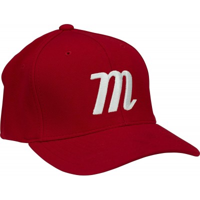 Baseball Caps M Logo Stretch FIT HAT - Red - CZ187M4Q0EM $23.31
