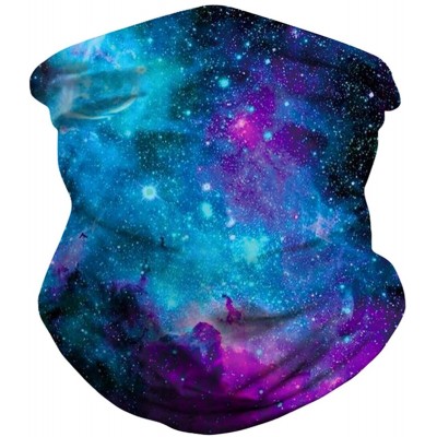 Balaclavas Fashion Face Bandanas Sports & Casual Headwear Neck Gaiter- Headwrap- Balaclava- Helmet Liner - Galaxy Space 2 - C...