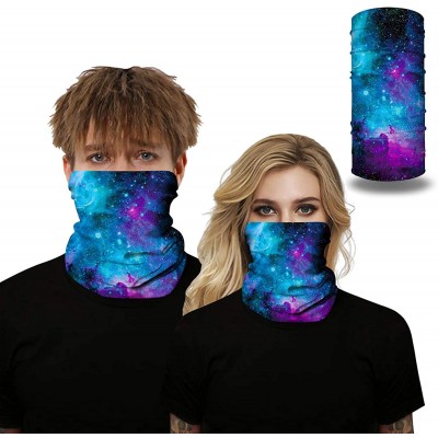 Balaclavas Fashion Face Bandanas Sports & Casual Headwear Neck Gaiter- Headwrap- Balaclava- Helmet Liner - Galaxy Space 2 - C...