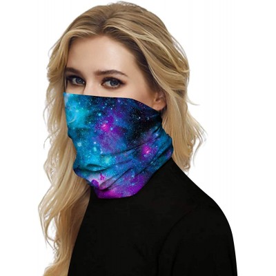 Balaclavas Fashion Face Bandanas Sports & Casual Headwear Neck Gaiter- Headwrap- Balaclava- Helmet Liner - Galaxy Space 2 - C...