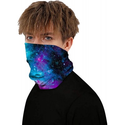 Balaclavas Fashion Face Bandanas Sports & Casual Headwear Neck Gaiter- Headwrap- Balaclava- Helmet Liner - Galaxy Space 2 - C...