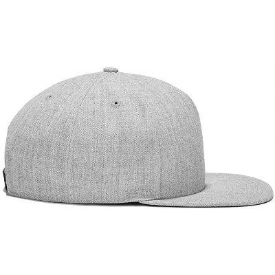 Baseball Caps Snapback Adjustable Baseball Hip Hop Hat 160103 - Gray - C018G4N5Z3R $29.52