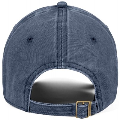 Baseball Caps Unisex Man's Baseball Cap Adjustable Mesh Caps Trucker Dad Hats Snapback Hat - Blue-1 - CG18A2Z79RM $19.13
