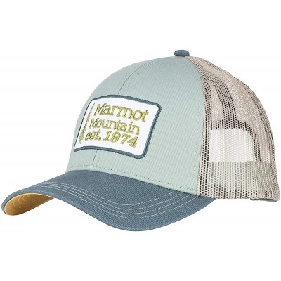 Baseball Caps Men's Retro Trucker Hat - Moon River - CB12MX6C6MY $21.48