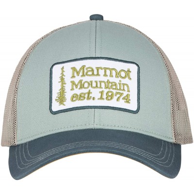 Baseball Caps Men's Retro Trucker Hat - Moon River - CB12MX6C6MY $21.48