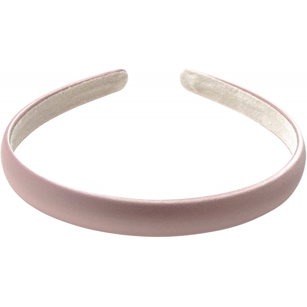 Headbands "London" Satin Headband - Dusty Pink - C312N709LS6 $6.97