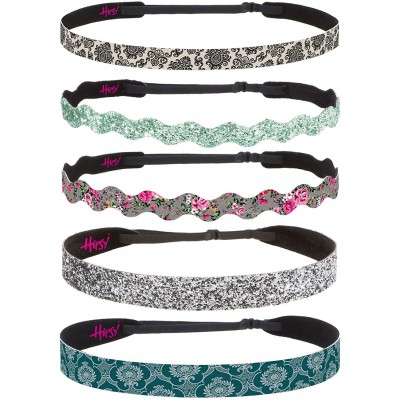 Headbands Women's No Slip Cute Fashion Headbands Hair Band Gift Packs - Royal Tapestry 5pk - CZ11FAX8T5B $22.54