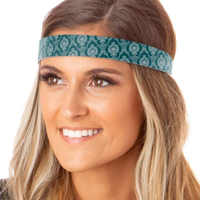 Headbands Women's No Slip Cute Fashion Headbands Hair Band Gift Packs - Royal Tapestry 5pk - CZ11FAX8T5B $22.54