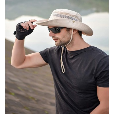 Sun Hats Men Women Sunscreen Cooling Hat Ice Cap Heatstroke Protection Cooling Cap Wide Brim Sun Hat with UV Protection - CX1...