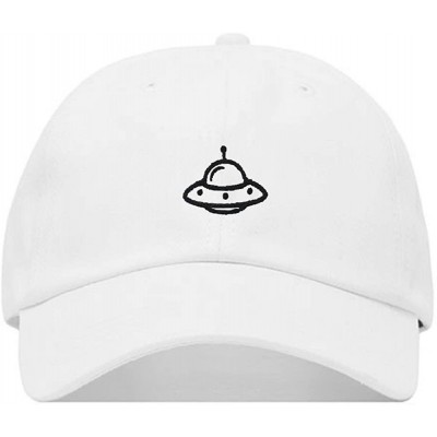 Baseball Caps Spaceship Baseball Hat- Embroidered Dad Cap- Unstructured Soft Cotton- Adjustable Strap Back (Multiple Colors) ...