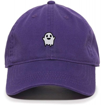 Baseball Caps Ghost Baseball Cap Embroidered Cotton Adjustable Dad Hat - Purple - CZ18RKAUR6W $16.58