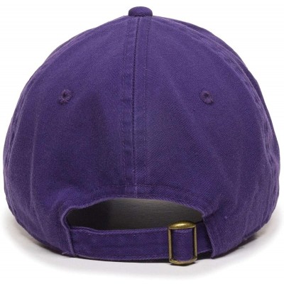 Baseball Caps Ghost Baseball Cap Embroidered Cotton Adjustable Dad Hat - Purple - CZ18RKAUR6W $16.58