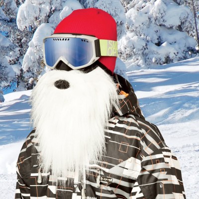 Balaclavas Ski Mask - Santa White - C81103LM3Z3 $19.47
