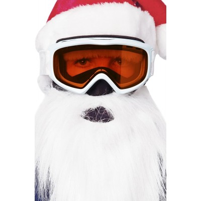 Balaclavas Ski Mask - Santa White - C81103LM3Z3 $19.47