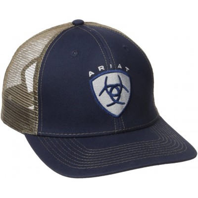 Baseball Caps Men's Navy Center Logo - Navy - CG12LNMBJPF $23.61