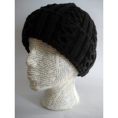 Skullies & Beanies Women Girls Winter Hat Warm Winter Beanie M2013-340 - Black - CD11IR1UIWL $16.10