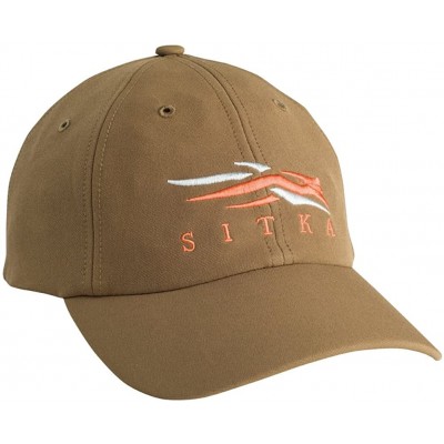 Baseball Caps SITKA Gear Men's Sitka Quick-Dry Water-Resistant Stretchy Hunting Ball Cap - Mud - CJ12C7RYLS7 $28.10