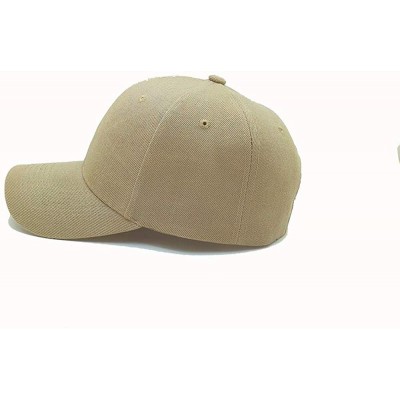 Baseball Caps Baseball Cap Casual Adjustable Plain Baseball Hat for Men Women Dad Tucker Ball Cap - 1 Pcs Khaki - CH192W4K0AZ...