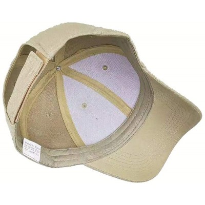 Baseball Caps Baseball Cap Casual Adjustable Plain Baseball Hat for Men Women Dad Tucker Ball Cap - 1 Pcs Khaki - CH192W4K0AZ...