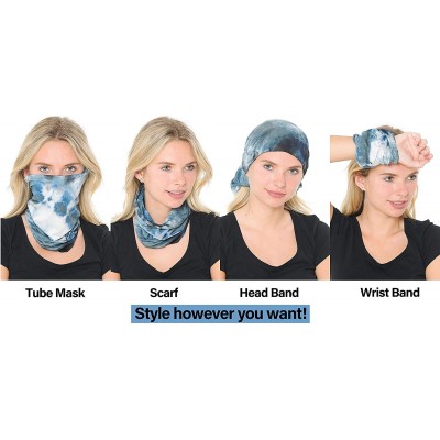 Balaclavas Automotive Gear Balaclavas Seamless Face Mask Bandanas - Tie Dye 4 - CE198A9WZ90 $10.22