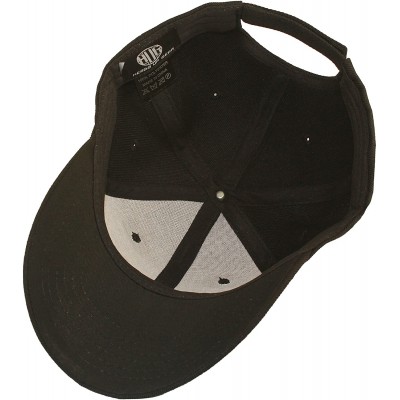 Baseball Caps ( Pack of 12 ) Classic Premium Baseball Cap Adjustable Size Plain Hat Unisex - Black - CM1865OZ2SD $32.32