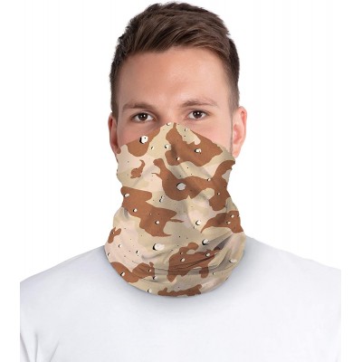 Balaclavas 12 in 1 Multifunctional Headwear Face Mask Headband Neck Gaiter - Desert Camo - C2197XRED8E $14.02