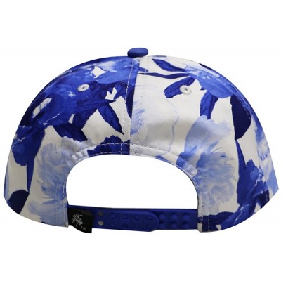 Baseball Caps Water Flower Snapback Hats - Royal - CL11YE8P3BR $14.24