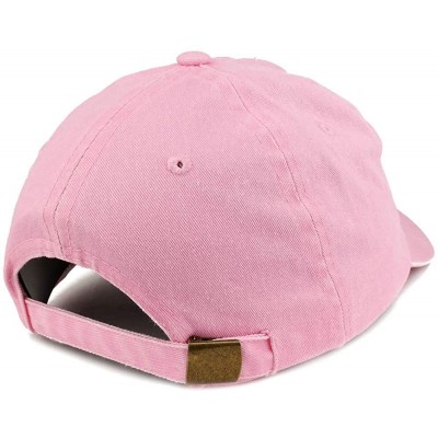 Baseball Caps EST 1960 Embroidered - 60th Birthday Gift Pigment Dyed Washed Cap - Pink - CZ180R2M8HD $16.29