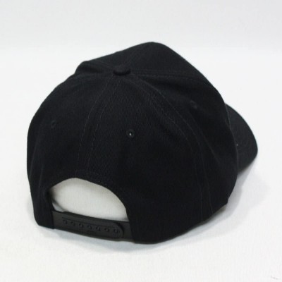 Baseball Caps Premium Plain Wool Blend Adjustable Snapback Hats Baseball Caps - Black - C0125MH8WU7 $15.22