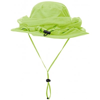 Sun Hats Head Net Hat Safari Hats Sun Protection Water Repellent Bucket Boonie Hats Hidden Outdoor - Green - CT18RICZUWS $15.48
