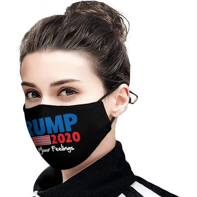 Balaclavas Women Men Face Cover Cover Muffle Anti Dust Mouth Trump 2020 Printed with Adjustable Earloop Face-Mask - CX197XKA0...