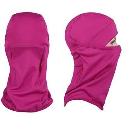 Balaclavas Balaclava Windproof Ski Balaclava for Cold Weather-1 Piece - Rose - CK18INXWUKO $11.22