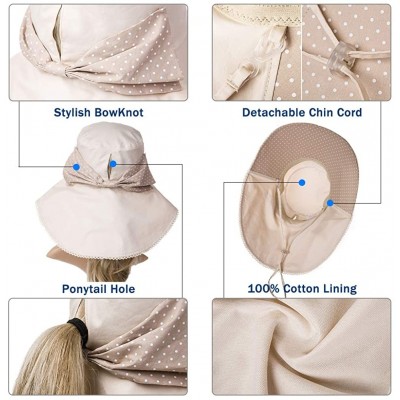 Sun Hats Womens Packable Ponytail SPF 50 Sun Hat Summer Gardening Hiking Fishing 55-61cm - Navy_69053 - CT18E4T8CYN $28.13