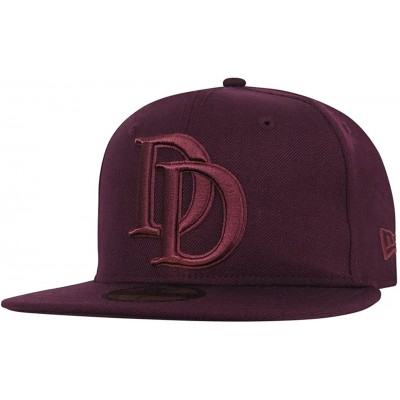 Baseball Caps Daredevil Logo Symbol 59Fifty New Era Hat - C7185YL482Q $40.48