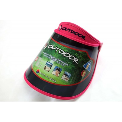 Sun Hats New Uv Protection Sun Cap Hat Visor Hiking Golf Walking Jogging Outdoor UV Block - Pink - CB11GX4RL15 $22.21