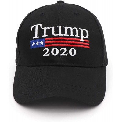Baseball Caps Trump 2020 Keep America Great Campaign Embroidered USA Flag Hats Baseball Trucker Cap for Men and Women - CE18Y...