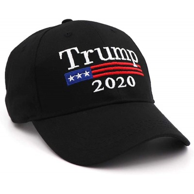 Baseball Caps Trump 2020 Keep America Great Campaign Embroidered USA Flag Hats Baseball Trucker Cap for Men and Women - CE18Y...