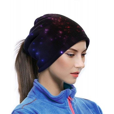 Balaclavas Neck Gaiter Headwear Face Sun Mask Magic Scarf Bandana Balaclava - Dark Hazy Universe - CL197SCQZAQ $18.17