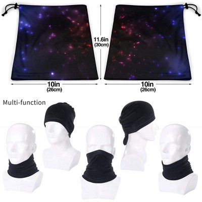 Balaclavas Neck Gaiter Headwear Face Sun Mask Magic Scarf Bandana Balaclava - Dark Hazy Universe - CL197SCQZAQ $18.17